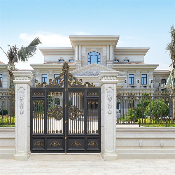 École Villa Noire Porte de balancement en aluminium à levier automatique
