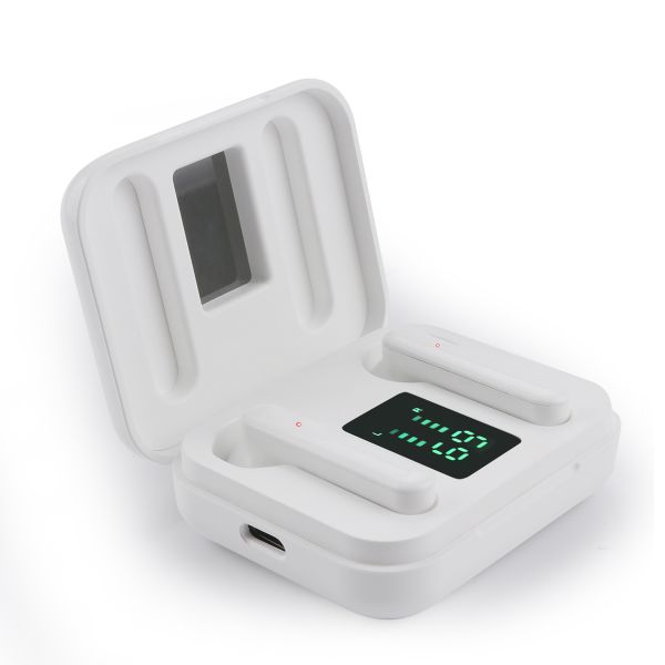 Noise Reduction Bluetooth Stereo Earphone With Mic High End Digital Battery Display