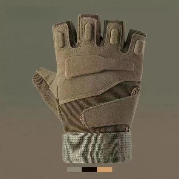 Outdoor Sport Combat Tactical Half Finger Gloves Shock Resistant for Outdoor Shooting Hiking