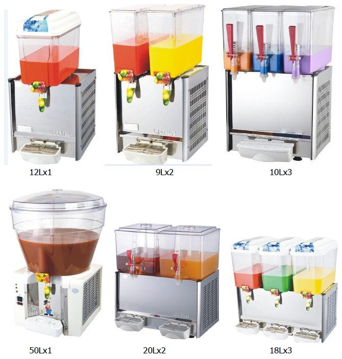 Wellcooling 3 Bowls Cold Drinks Juicer Dispenser