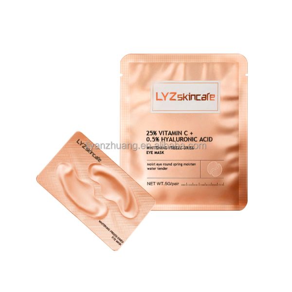 OEM Professional Manufacturer Freeze Dried Collagen Eye Mask Turmeric Infused Sleeping Moisturizer for Anti-Aging Anti-Wrinkle