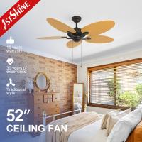 Économie d'énergie décorative à faible bruit de flux d'air de fan de plafond de 5 lames grande