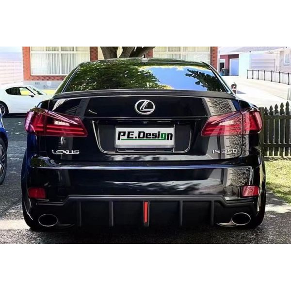 New Design IS 250 2008 Upgrade Body Kit Bumper Diffuser Lip for Lexus IS250 2006-2012 IS300 IS350 IS Body Kit