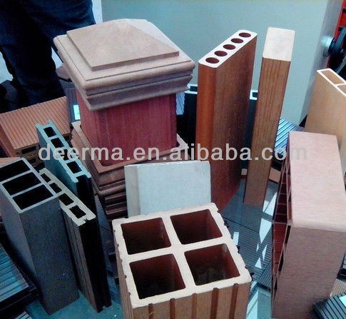 260kw Wood Plastic Extrusion Line 200kg/H - 500kg/H WPC Decking Production Line