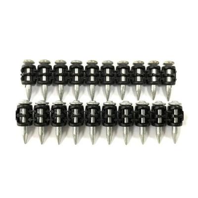 Smooth Cold Galvanizing Gas Nails For Building Construction Flat Head Type Steel Concrete row nails