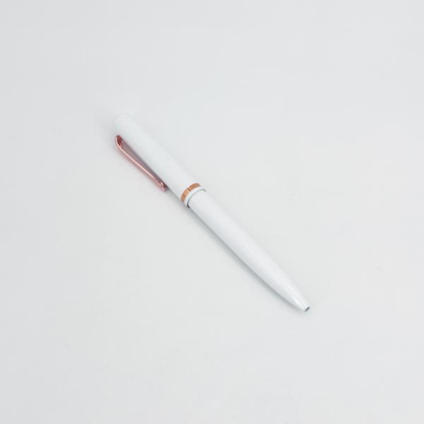 Business Style Aluminum Barrel Press Type Ballpoint Pen 1.0mm Classic Ball Pen