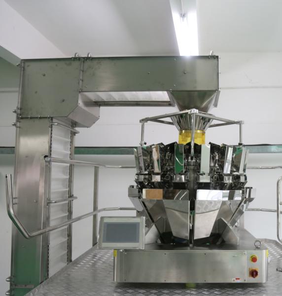 1.6 L 120 Times  10 Heads Multihead Weigher Packing Machine 10 '' HMI