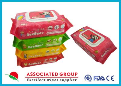 Das limpezas molhadas naturais do bebê de Unscented bloco Resealable de Flushable saudável