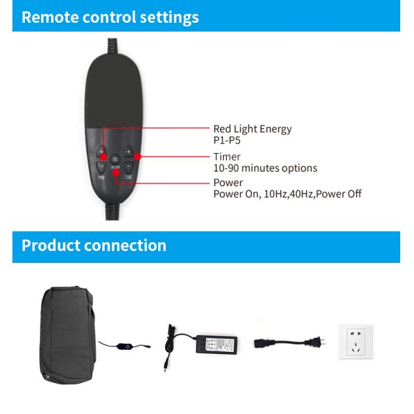Успокойте боль с помощью энергии красного света P1-P5 Инфракрасная терапия спальный мешок