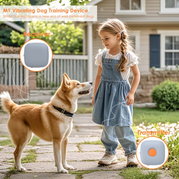 2025 Rechargeable Waterproof Eco-Friendly Plastic Dog Training Collar Non-Electric Anti-Bark Stop Device Vibration Training