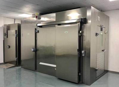 Combinado 304 pontos baixos de aço inoxidável e temperatura personalizou a sala fria do congelador para o marisco e a carne congelados