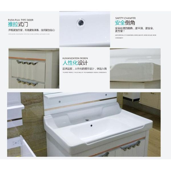 80 X48/cm PVC bathroom cabinet / wall cabinet / hung cabinet / white color for bathroom