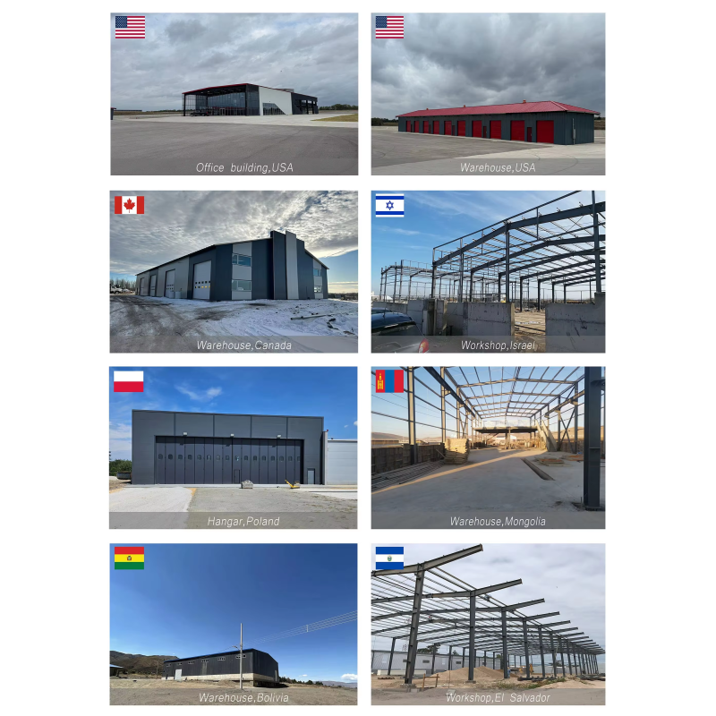 Customizable Modern Church Light Steel Structure Prefabricated Factory Building Solid H-shape Steel Beam Welding Bending Cutting