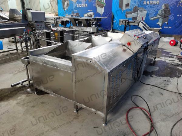 Sand Blasting Surface Fruit and Vegetable Batch Washer for Style Salad Washing Machine