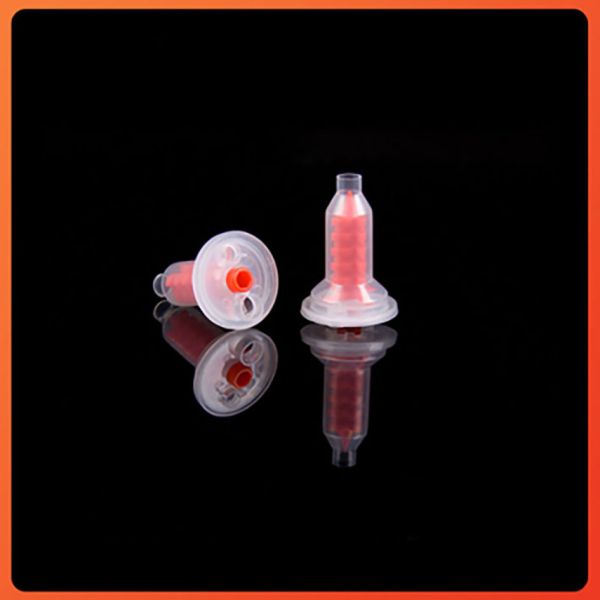 Red Dental Dynamic Mixers 5 1 Ratio For 3M Penta Mixing Tips Dental Static Mixed Tude 7#