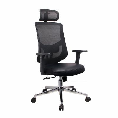 CBM 0.33 Mobiliário para escritório em casa Cadeira de rede de computador com design ergonômico e elevador giratório