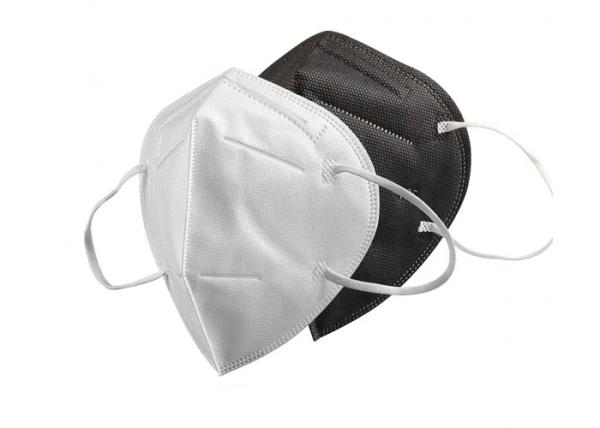 Personal Protective Carbon Filter Medical N95 Face Mask , Disposable Folding Face Mask Comfortable Wear