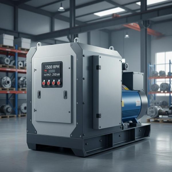 1500RPM Diesel Generator Alternator with Cast Iron Housing and 94.0KW Rated Power for Commercial Backup