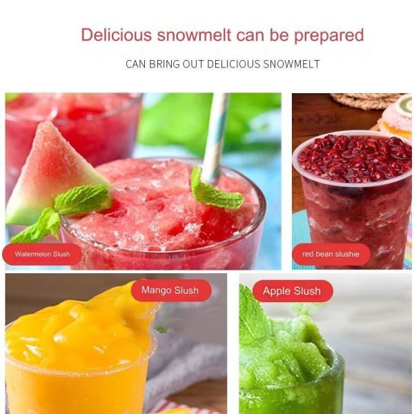 74 KG Automatic Slush Machine for Beverage Ice and Snow Mixing Cooling Method Cooled