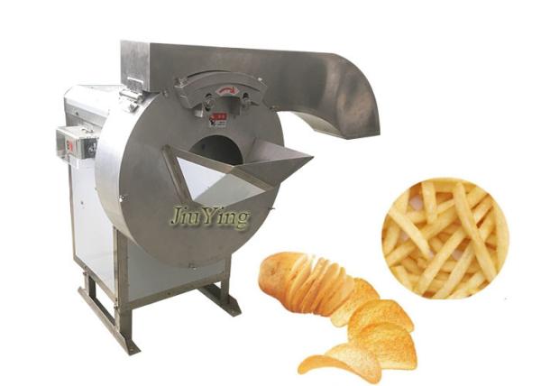 patatas fritas vegetales del cortador de las patatas fritas del equipo de proceso 1.5KW que hacen la máquina