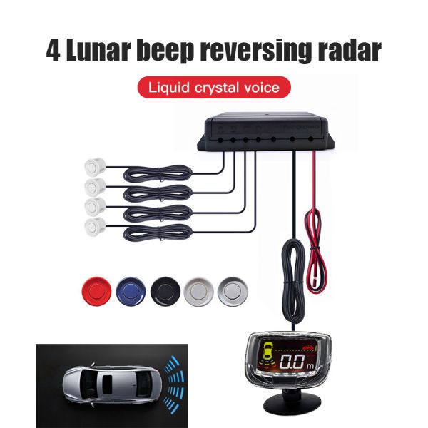 High Quality Car Space Parking Sensor with Wireless Connection Control Box Backup Alarm System