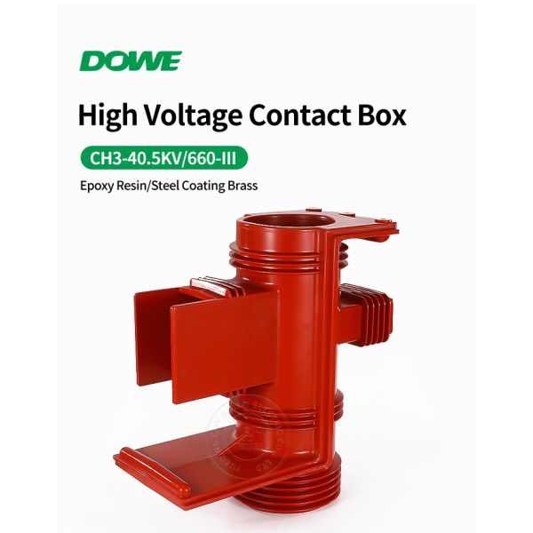DUWAI CH3-40.5KV/660-3 High Voltage Epoxy Resin Suspension Composite Epoxy Resin Insulator for High Voltage Cabinet Contact Box for Indoor Switch Gear