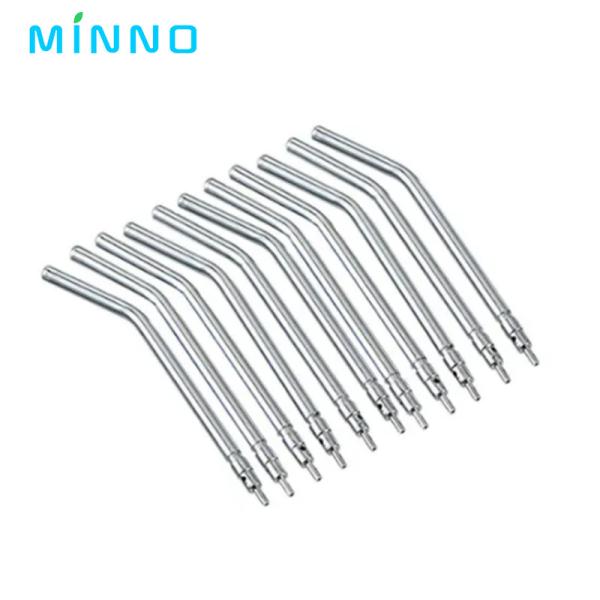 10pcs de aço inoxidável Dental Air Triple Seringa 3 Way Dental Air Spray Spray Spray de água