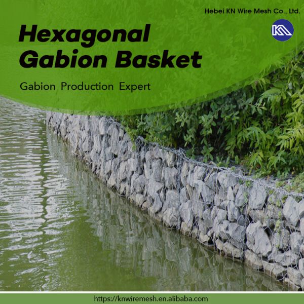 Hold Sea Bank Gabion Basket With Hot-Dipped Galvanized Wire For Corrosion Resistance