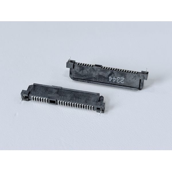 SATA 22Pin Female Board-Mount Connector | SMT Gold-Plated G/F | PCB Electronic Signal Power Connector for Server & Storage Devices