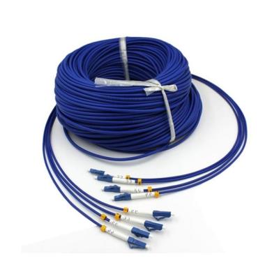 4 modo tático militar LC do cabo de fibra ótica 200m da costa único blindado
