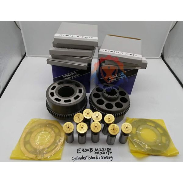 Steel Hydraulic Swing Motor Excavator Parts E330B M2X150 M2X170