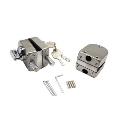 Stainless Steel Bolt Lock For Frameless Glass Doors