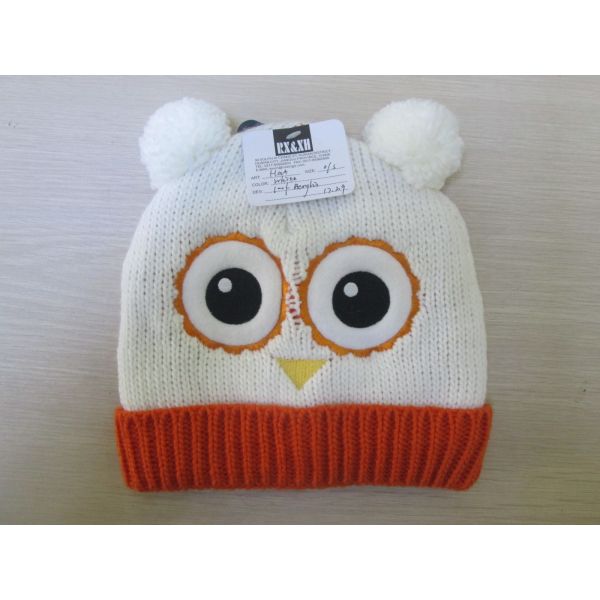 Lovely Acrylic Hat for Children--Warmer Hat outside--Gift to Baby