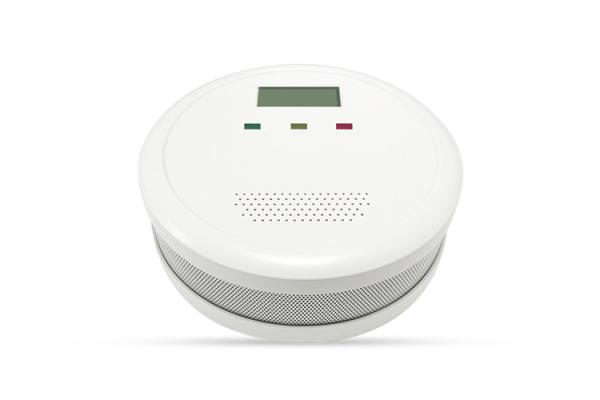 Carbon Monoxide Alarm Detector Replaceable Battery Operated CO Alarm Detector With LCD Display