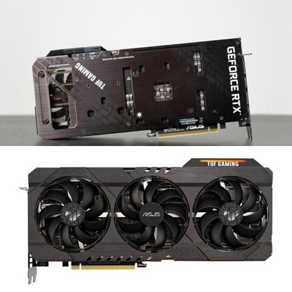 290W ASUS TUF GeForce RTX 3060TI OC 8GB 8pin 1665-1695MHz Black