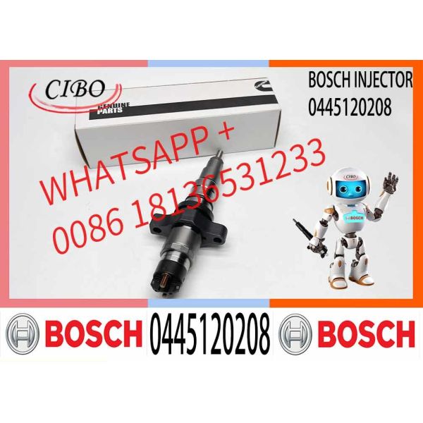 Diesel Engine Spare Parts Fuel System High Pressure Common Rail Injector Assembly 0445120208 0445120032 0445120238