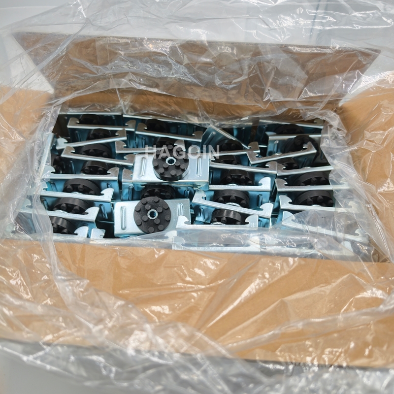 Graphic Drywall Sound Isolation Clips Ceiling Decoration Resilient Channel Isolation Clips