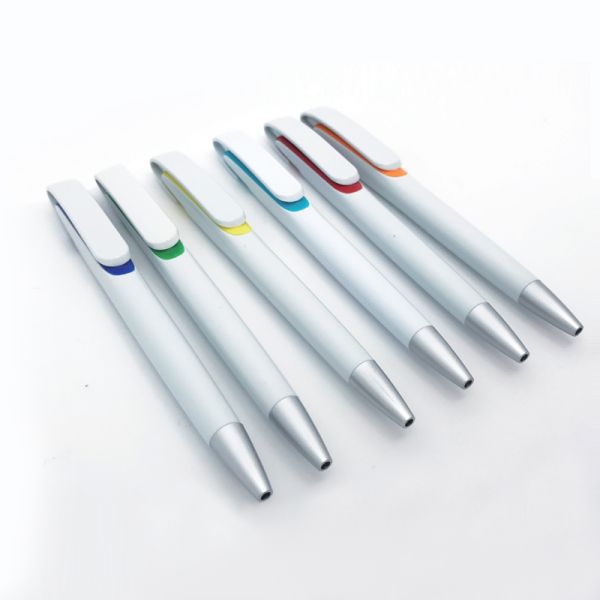 Retractable Plastic 0.5 Mm Ballpoint Pen Blue Ball Point Pen