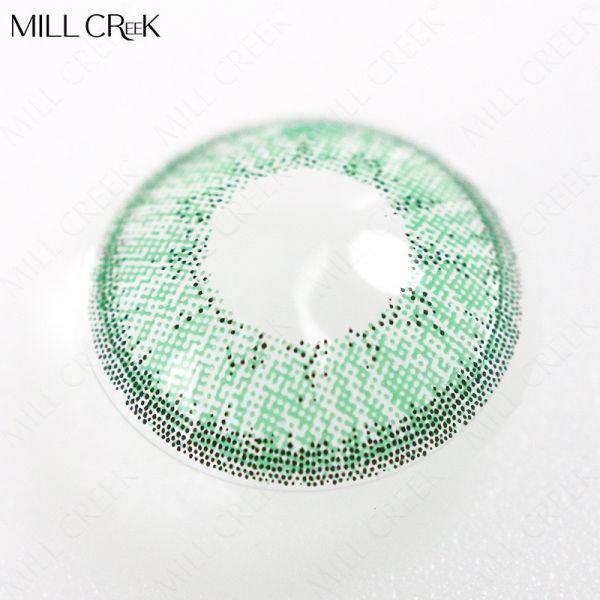 Контактные линзы не Presciption 14,2 Mm зеленого пурпура чистые карие