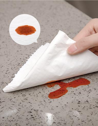 4 Layers Reinforced Kitchen Tissue Roll Dry Wet Amphibious