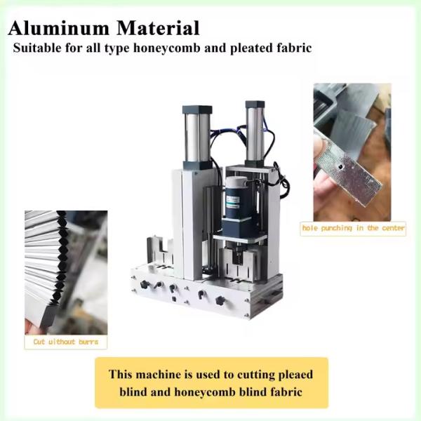 Honeycomb Automated Pleated & Cellular Shade Fabrication System Pleated Blind Fabric Cutting And Punching Machine