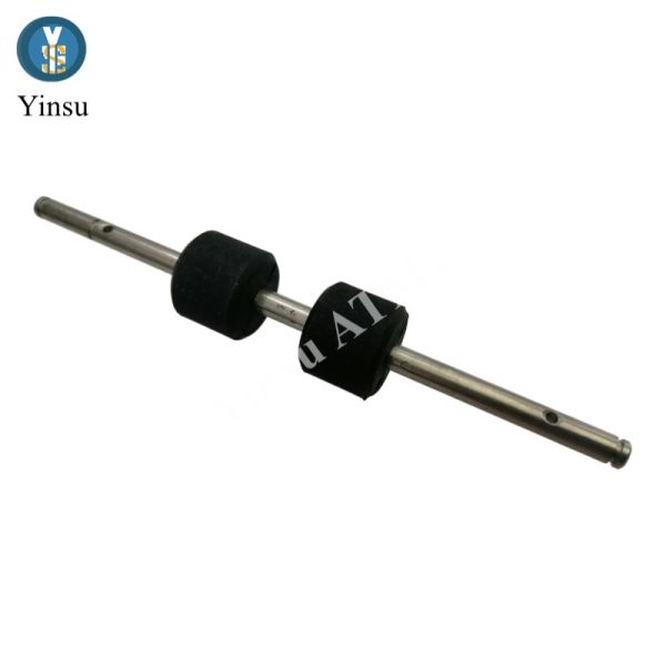 ATM Machine Spare Parts Wincor TP27 Printer Rubber Wheel Shaft Financial Equipment 1750256247-28 for Wincor ATM