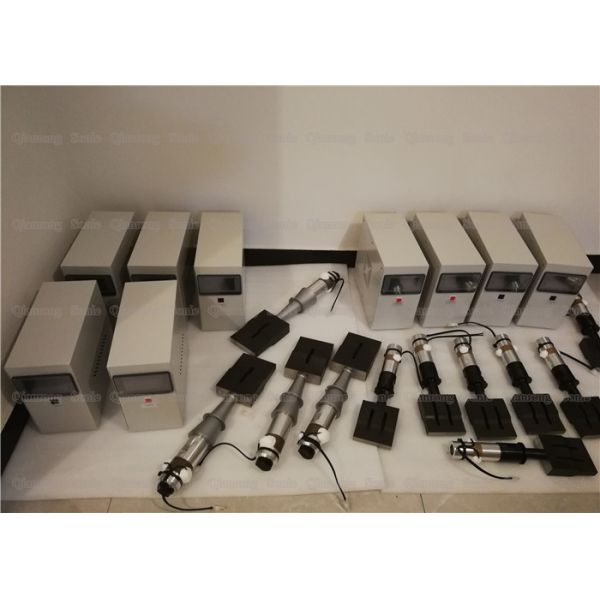 15khz High Frequency Ultrasonic Welding Transducer With Black Pzt4 Ceramics