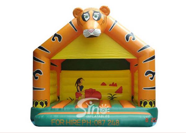 Lovely Blow Up Kids Inflatable Tiger Jumping Castles for kids Inflatable Bouncy Castle Fun