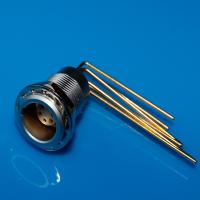 Conector impreso de ángulo recto de la placa de circuito de Lemo Compatible1B 6pin para el montaje del panel trasero