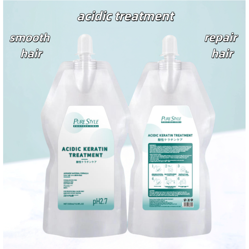 Gentle Formula Purestyle Acidic Keratin Treatment Cream Hydrating Hair Care Treatment OEM Hair Dye Factory