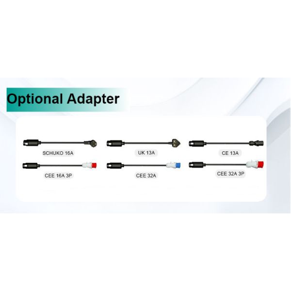 EVCOME Portable Ev Charger (220V 8A 10A 13A 16A) 5M Or Customized Cable With SAE J1772 IEC 62196 GBT