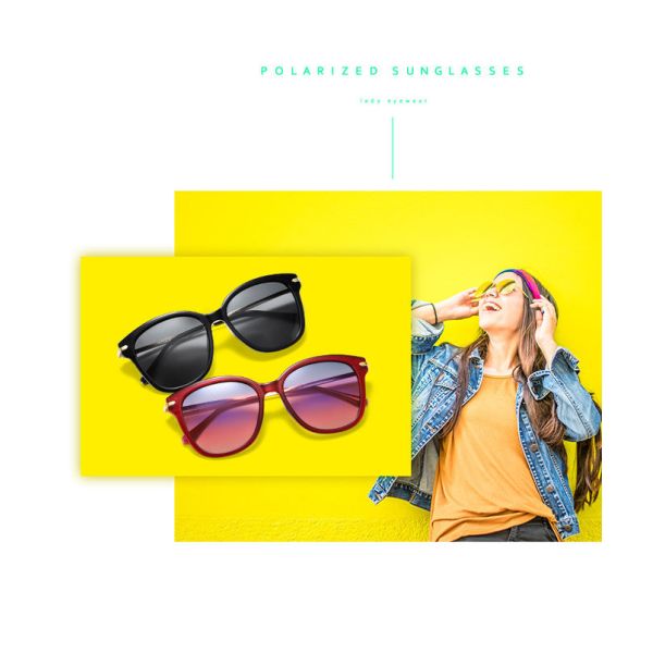 Ins Trend Retro Designer  Harajuku Style 143MM Women Sunglasses