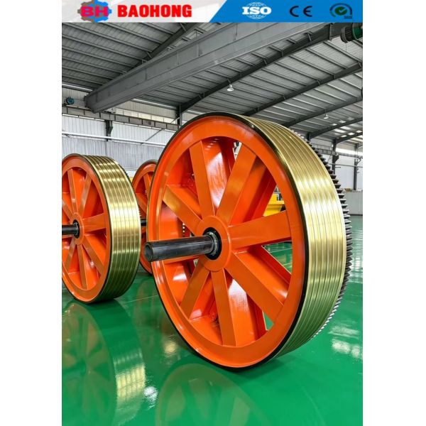 Dual Wheel Capstan Cable Pulling Machine for Wire and Cable Stranding Machine