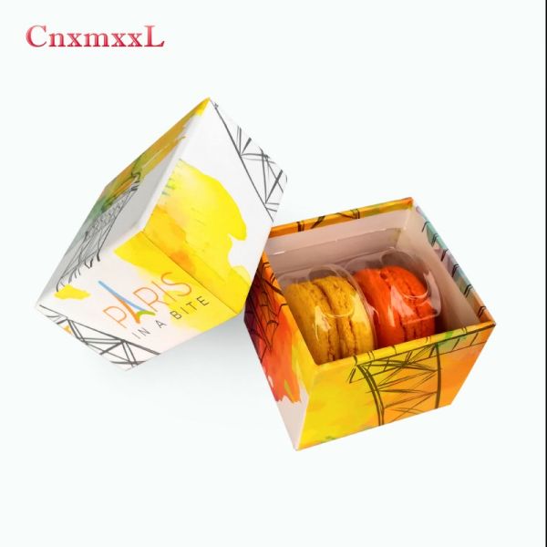 Макаронная упаковка Торт закуска Небо и Земля Обложка подарок Картонная коробка Пустая